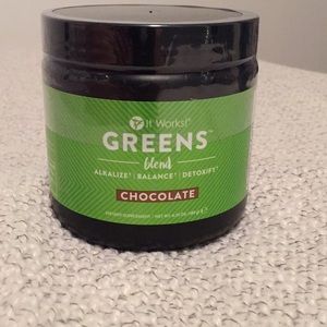 Never Opened!! It Works Chocolate Greens